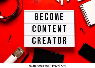 content creation pic very bold